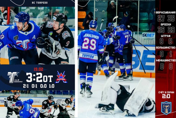 Вновь победа в овертайме: «Торпедо» - «Актобе» 3:2 ОТ