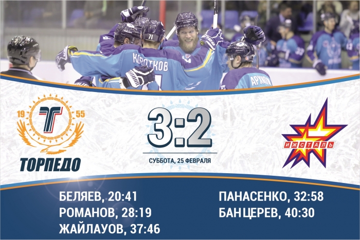 «Торпедо» – «Ижсталь» 3:2