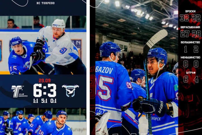 Град шайб: «Торпедо» - «Ertis» 6:3