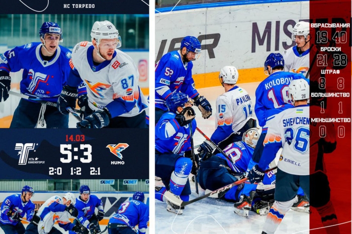 Полуфинальную серию начинаем с победы: «Торпедо» - «Хумо» 5:3