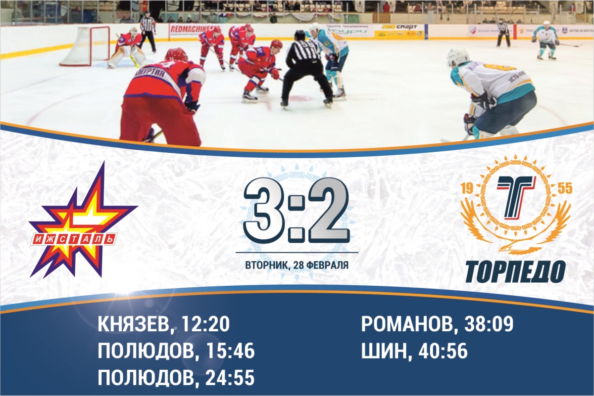 «Ижсталь» – «Торпедо» - 3:2