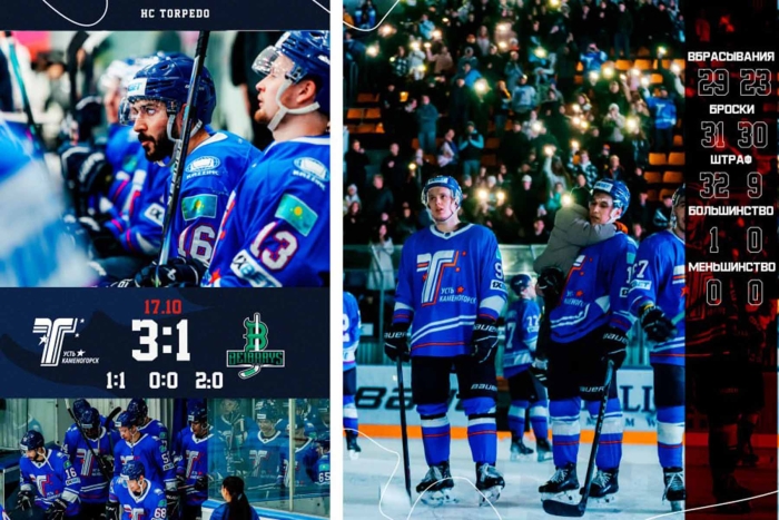 Решающий третий период: «Торпедо» - «Бейбарыс» 3:1