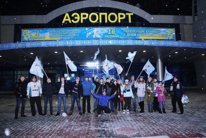 Болельщики встречали «Торпедо» в аэропорту!