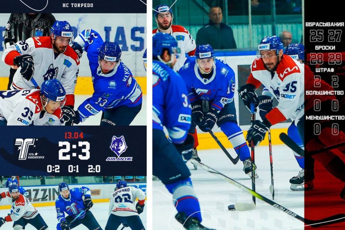 «Завелись» лишь в третьем периоде: «Торпедо» - «Арлан» 2:3