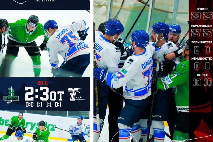Спасение на последних секундах: «Бейбарыс» - «Торпедо» 2:3 ОТ